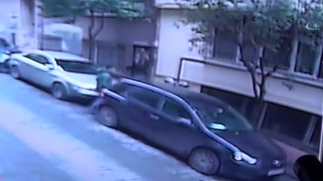 Cihangir'deki silahlı kavga kamerada