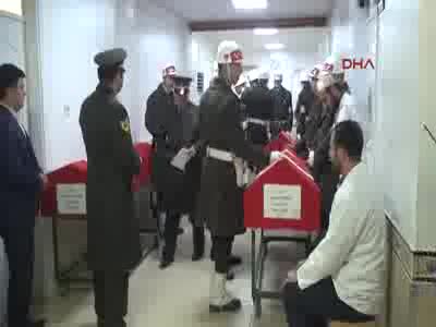 El Bab şehitleri memleketlerine uğurlandı