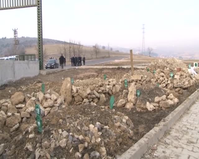 Bursa İnegöl'de yeni mezarlığa definler başladı