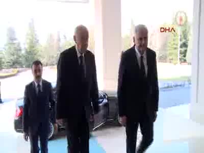 Başbakan Yıldırım, MHP Genel Başkanı Devlet Bahçeli'yi kabul etti