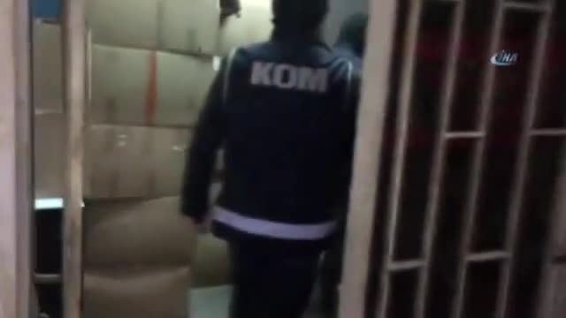 İstanbul'da sahte içki imalathanesine operasyon