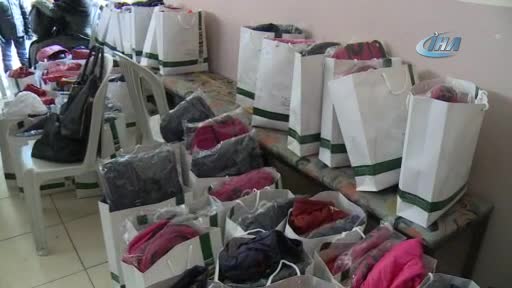 Bursa'da Suriyeli çocuklara yardım