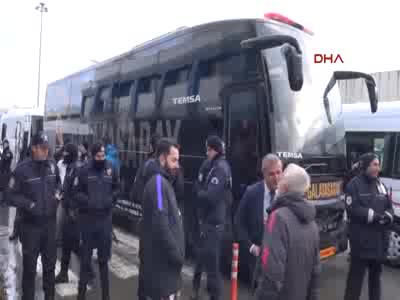 Galatasaray kafilesi Trabzon'a geldi