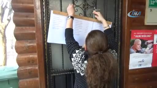 Bursa'da referandum için listeler asıldı