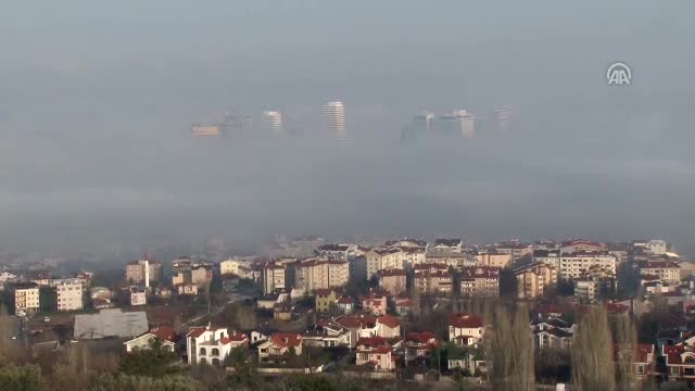 Bursa'da yoğun sis hayatı olumsuz etkiliyor