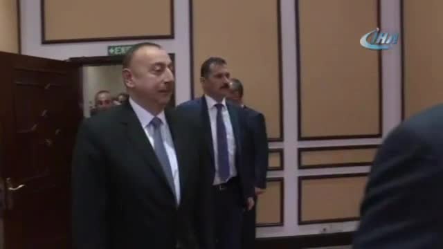 Erdoğan Aliyev ile görüştü