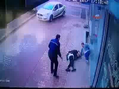 Lise öğrencisinin vurulma anı kameraya yansıdı - 2