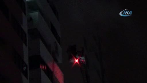 Bursa'da 11. katta çıkan yangın büyümeden söndürüldü