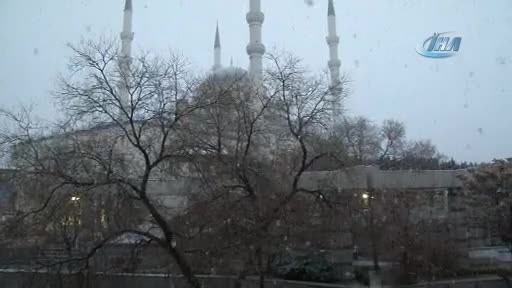 Ankara'da sabah kar sürprizi