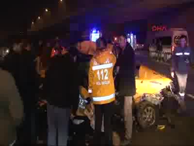 Sabaha karşı zincirleme facia! Taksinin motoru...