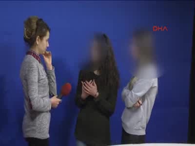 Kız yurduna girince dayağı yedi!