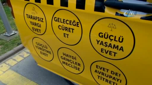 Bursa Büyükşehir Belediye Başkanı Altepe "Evet Taksi" ile yollarda