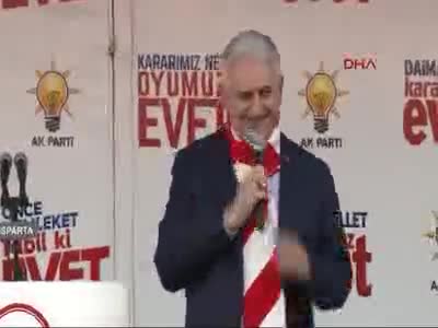 Başbakan Binali yıldırım Isparta'da konuştu