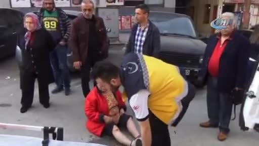 Bursa'da dikkatsiz sürücü yaşlı kadını canından ediyordu