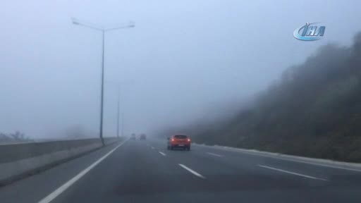 Bursa'da yoğun sis hayatı olumsuz etkiledi
