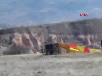 Kapadokya'da balon düştü! 1 ölü, 7 yaralı
