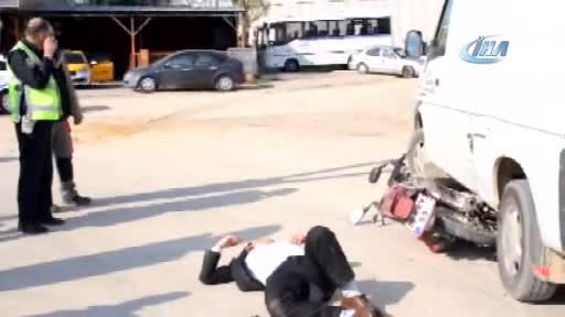 Bursa'da motosiklet kazalarında 2 kişi yaralandı