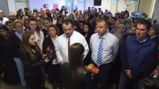 Bursalı Gönül hemşireye mesai arkadaşlarından destek