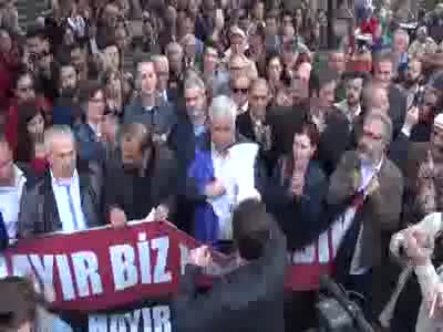 Bursa'da YSK yürüyüşüne polis engel oldu