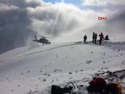 Helikopter kazasında şehit olanlara böyle ulaşıldı