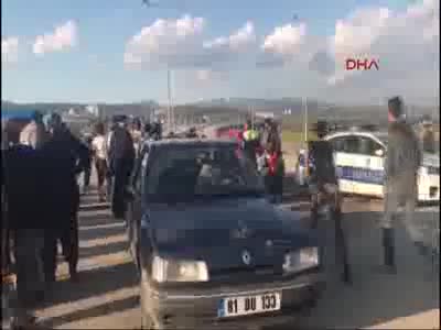 Mahalleli önce dayak attı, sonra polise teslim etti