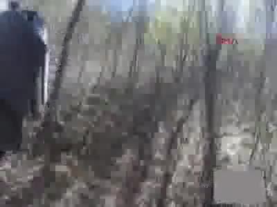 Tunceli'de 4 PKK'lı terörist böyle teslim oldu