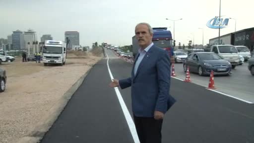 Bursa Mudanya kavşağında ek şerit hizmete girdi
