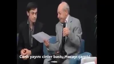 Canlı yayında 'cin çıkarma' rezaleti!
