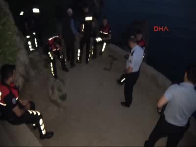 Alkollü kadın, tuvalet ihtiyacı için gittiği falezlerden düştü