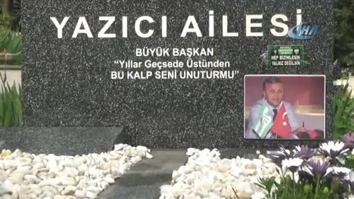 Bursaspor'un efsane başkanı İbrahim Yazıcı dualarla anıldı