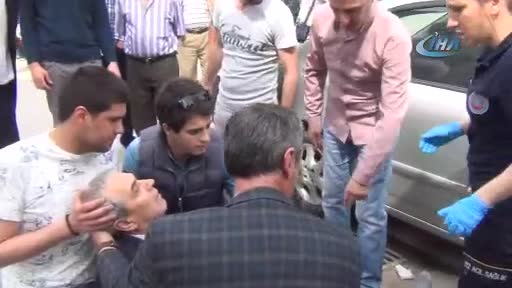 Bursa'da çarptığı adamın başından ayrılmadı
