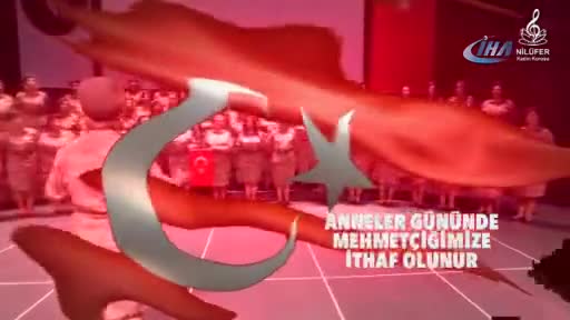 Bursa'da Anneler Korosu'ndan askerlere anlamlı beste