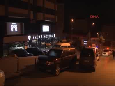 Lüks araçlı oto galeriye silahlı saldırı!