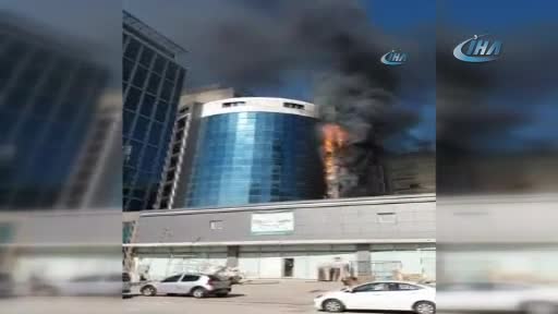 Bursa'da otel inşaatında yangın! - 3