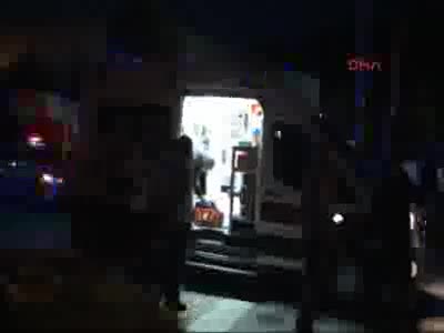 Karabük'te tır'ın dorsesindeki tren rayı otomobili kağıt gibi kesti