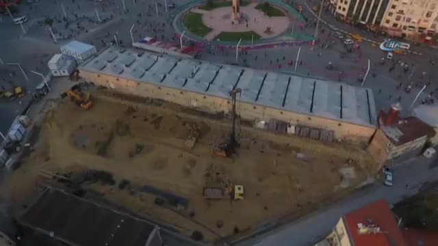 Taksim Cami'nin inşaat çalışmalarındaki son durum