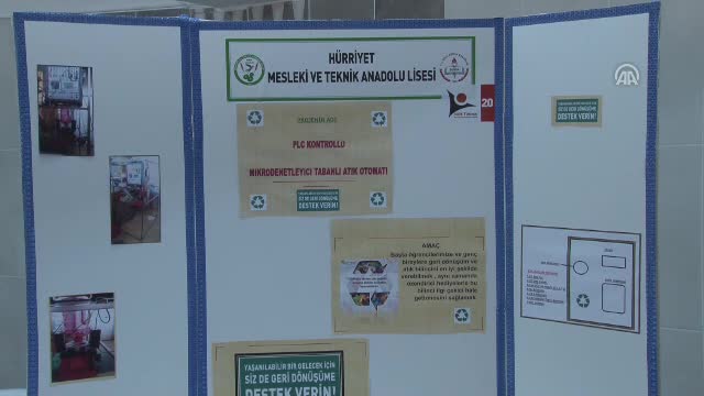 Bursalı öğrenciler geri dönüşüm otomatı üretti