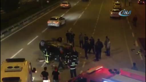 Bursa'da hız faciası! 3'ü çocuk 4 kişi...