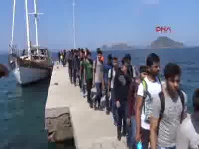 İnsan kaçakçılarının rahatlığı pes dedirtti!