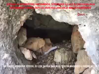 PKK'ya ait 3 katlı sığınak bulundu