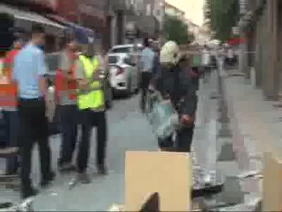 Korkutan patlama! 1 yaralı