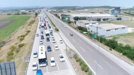 Bursa'da tatil yoğunluğu, kuyruk 20 kilometreye ulaştı - 2