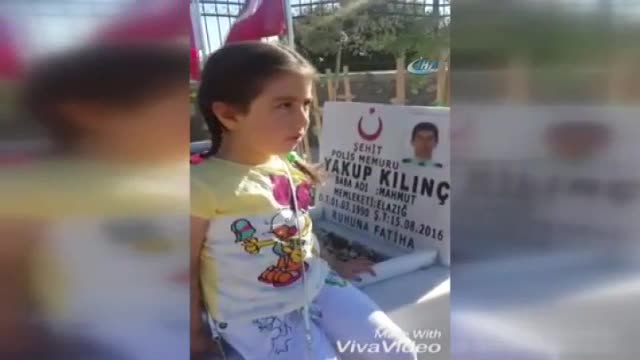 Şehit kızından babasına yürek burkan sesleniş