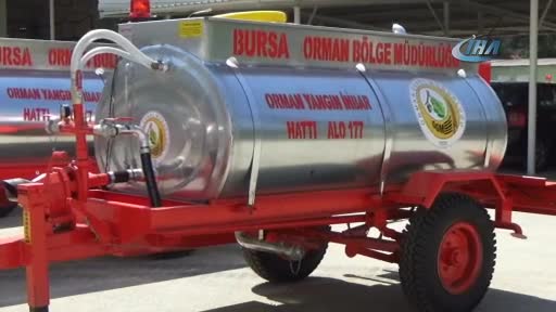 Bursa'da orman yangınlarına ilk müdahale köylülerden