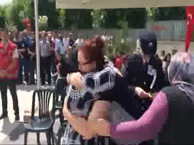 Bursa'da şehit polis memuru için tören