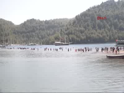 Kızkumu plajında istenmeyen görüntüler