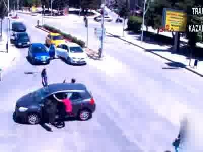 Çorum'da yürekleri ağza getiren kaza!