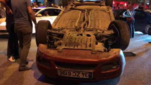 Bursa'da otomobil takla attı: 4 yaralı