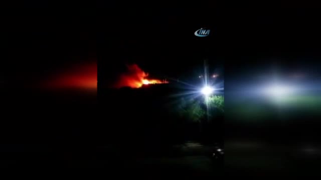 Kilis'teki patlamalar böyle görüntülendi