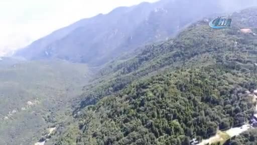 Bursa'da kayıp Katarlı çocuk drone ile aranıyor
